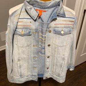 Light wash jean jacket